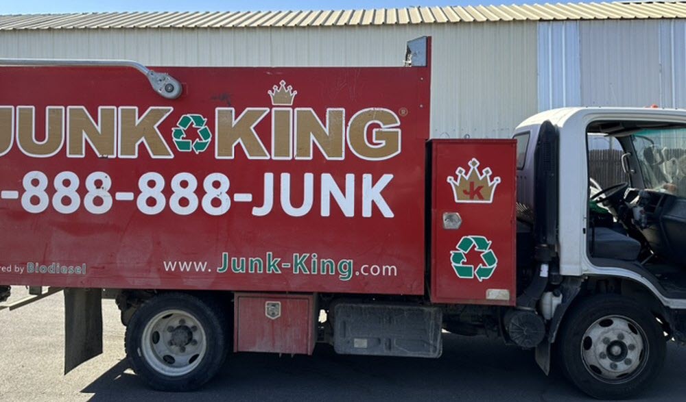 junk removal truck at our Harris NC location