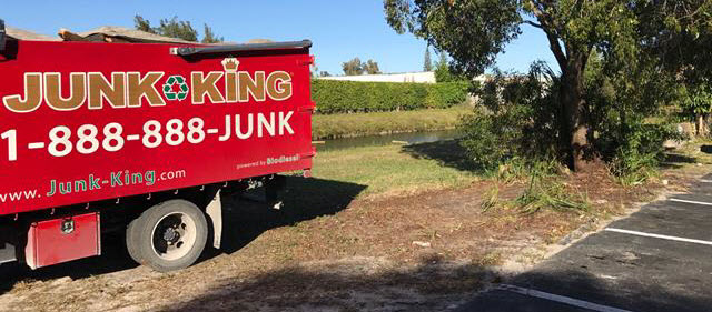 junk truck at a Raleigh Job
