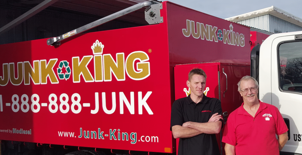 junk removal truck in youngsville